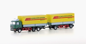 MiNis LC4637 - N - MAN F90 Wechselpritschen-Hängerzug Hungarocamion